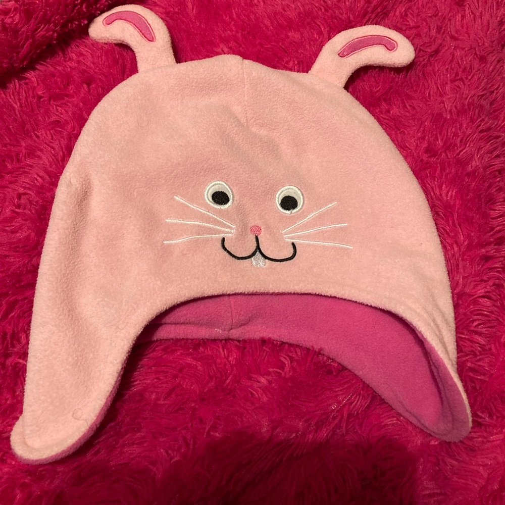 Pink Toddler Bunny Hat